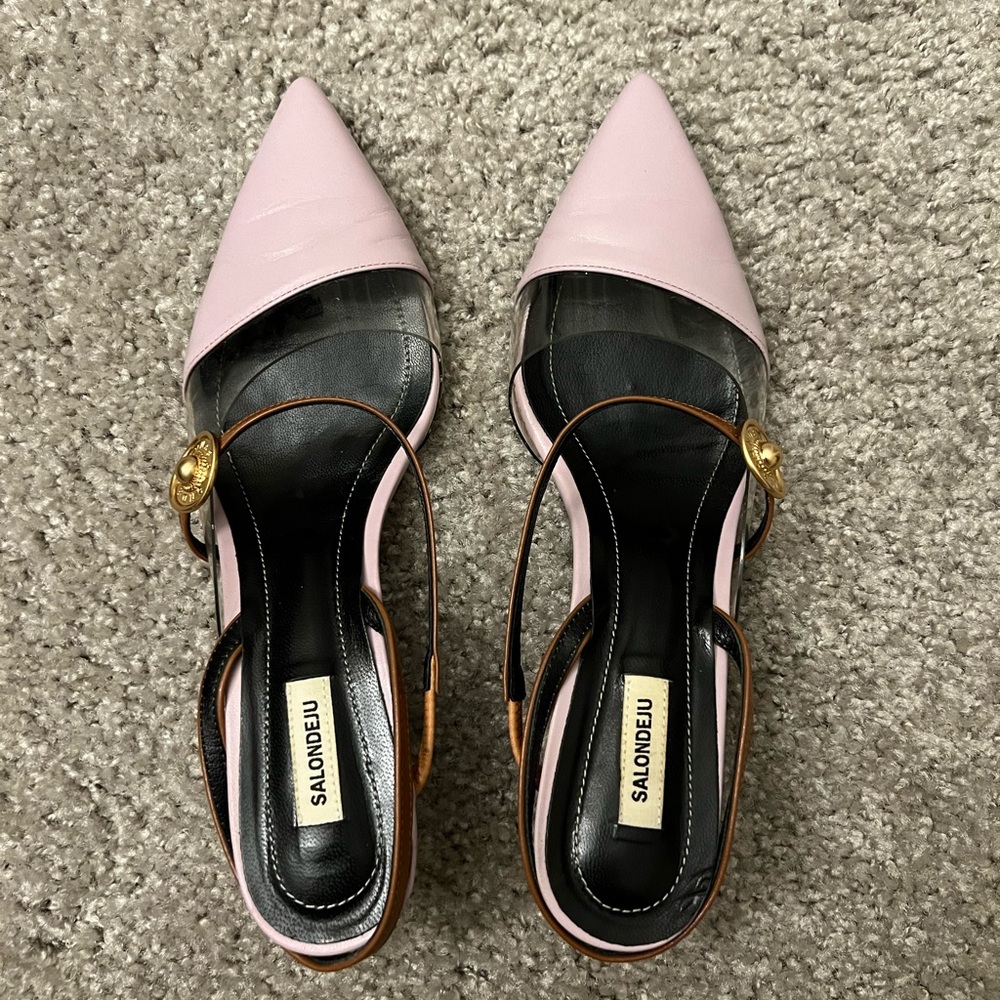 SALONDEJU Slingback Pumps